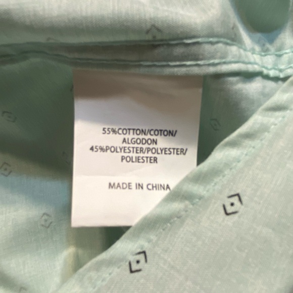 Molokai Surf Club short sleeve button-down shirt.  Size XXL.  Mint green - Picture 6 of 12